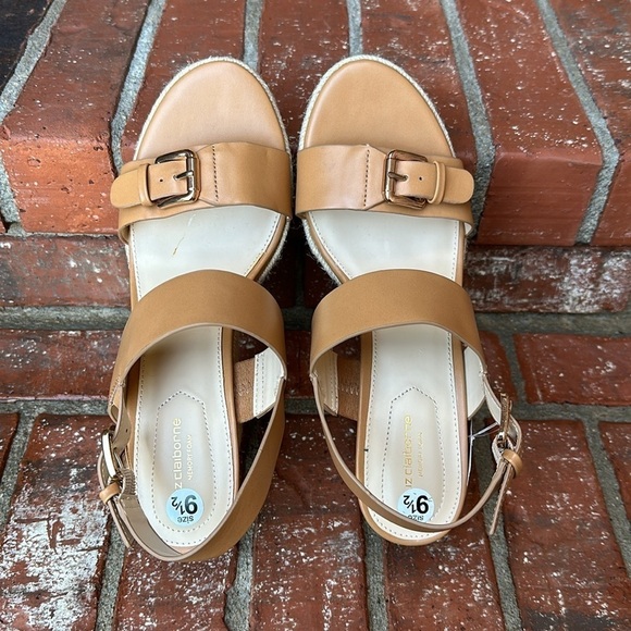 Liz Claiborne Marley Platform Wedge Sandal Women's Size 9.5 - Picture 8 of 9